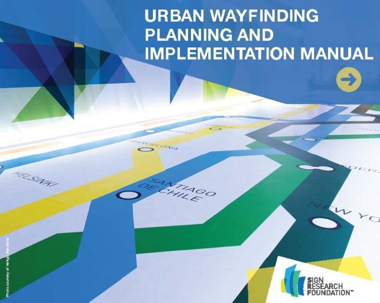 Urban Wayfinding Planning and Implementation Manual poster