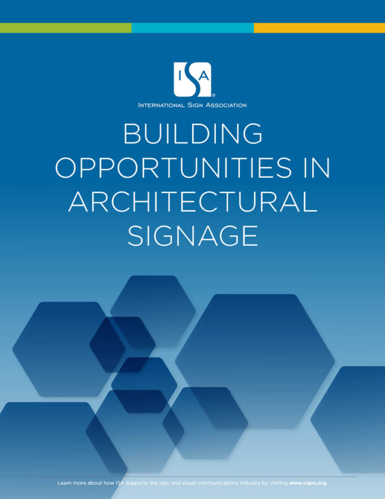 Building Opprtunities in Architectural Signage title
